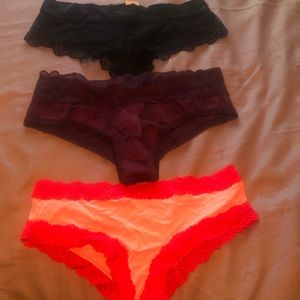 Set of 3 NWT VS PINK panties